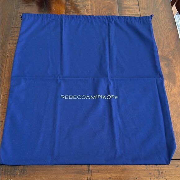 Rebecca Minkoff Dust Bag, Large 20”x23” Royal Blue Drawstring Pouch Unused Empty - Picture 3 of 5